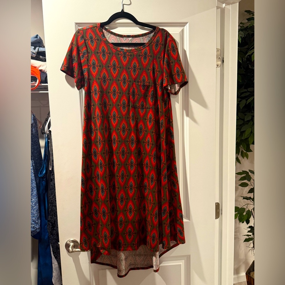 LuLaRoe Patterned Carly Dress